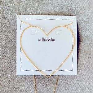 Stella & Dot X Collective Hearts: Heart of Gold Necklace